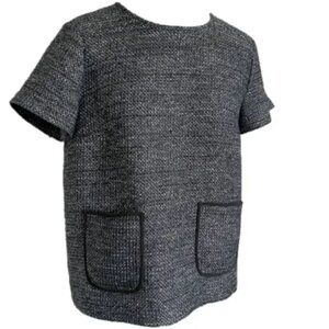 Club Monaco bouclé top